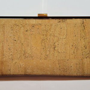 Larger Handcrafted Cork Clutch/Purse